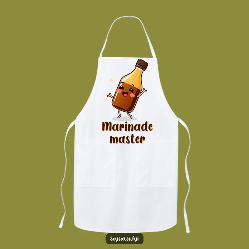 Funny Soy Sauce Shimmy Apron - Cheerful Kitchen Wear for Cooking Fun Gift
