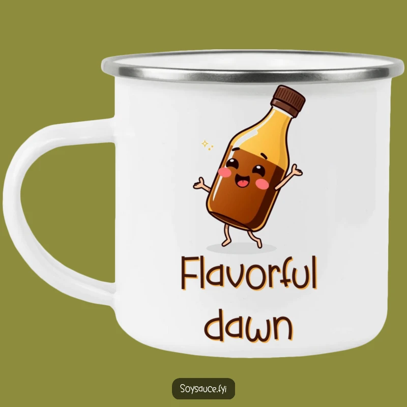 Adventure Funny Soy Sauce Shimmy Camping Mug - Durable & Humorous Outdoor Gift