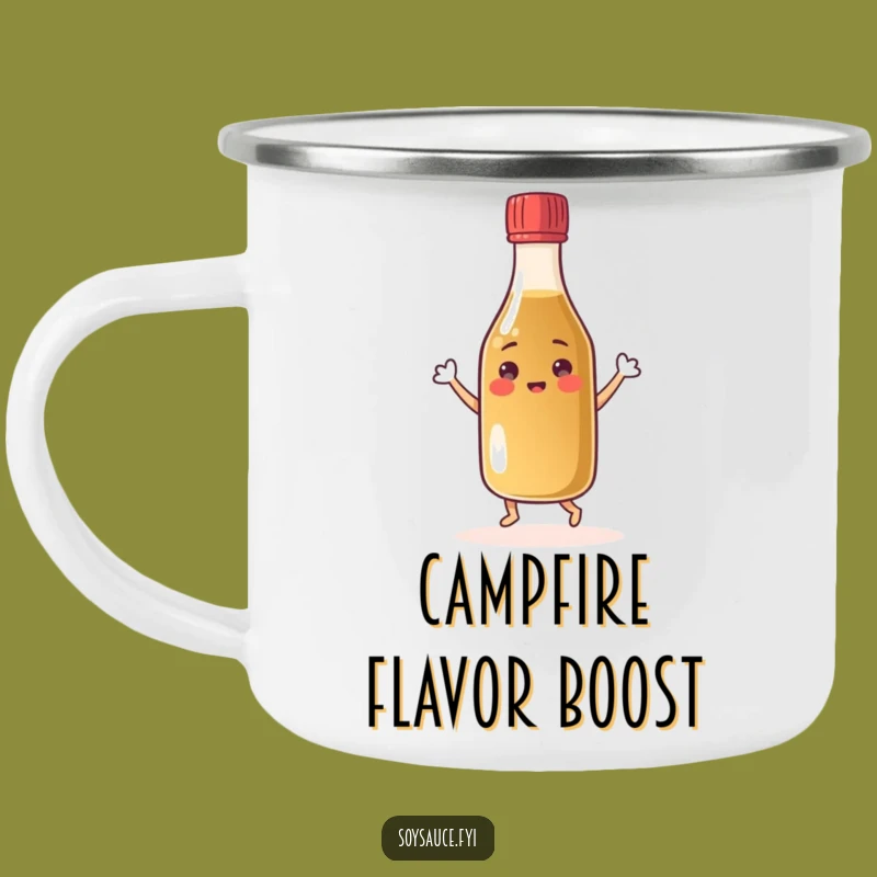 Funny Dancing Soy Sauce Camping Mug: Adventure Companion Gift