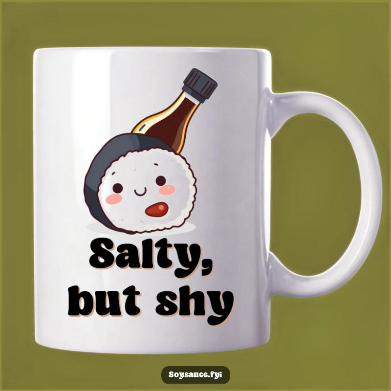 Funny Soy Sauce Sushi Mug: A Playful Hide-and-Seek Gift for Foodies