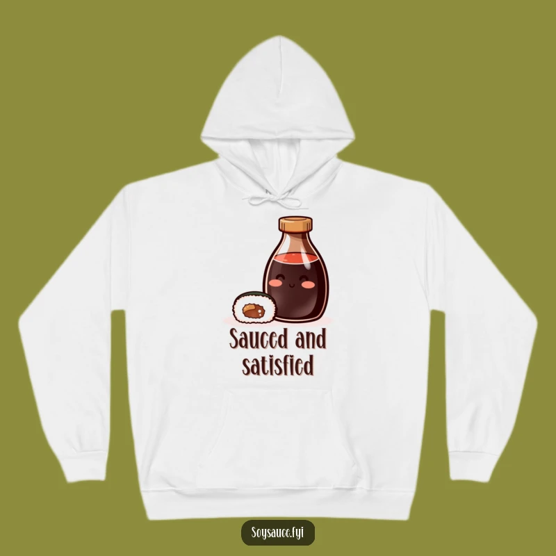 Funny Soy Sauce & Sushi Hoodie: Cozy Up with Delicious Humor!
