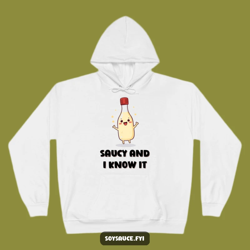 Cozy Funny Kawaii Soy Sauce Dance Hoodie - Warm & Humorous Gift Idea