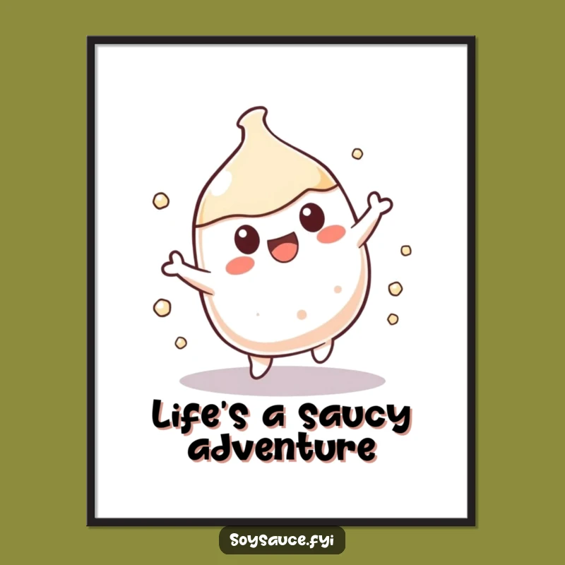 Free Printable Kawaii Soy Sauce Spinning Art - Funny Downloadable Decor for Playful Spaces