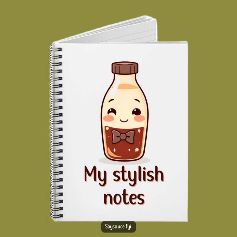 Funny Soy Sauce Bow Tie Notebook: Jot Down Ideas with a Smile and This Hilarious Cover