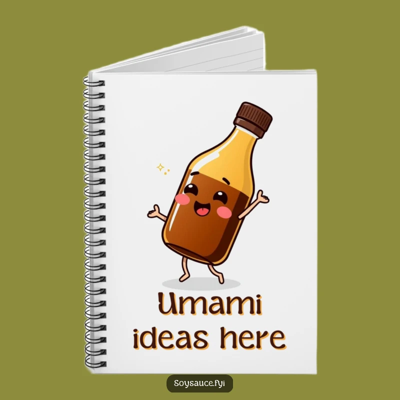 Funny Soy Sauce Shimmy Notebook - Jot Down Ideas with Humorous Style Gift