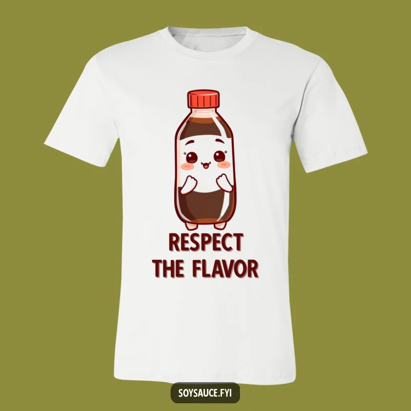 Funny Respectful Soy Sauce T-Shirt: Bowing Design, Classy Humorous Gift Apparel
