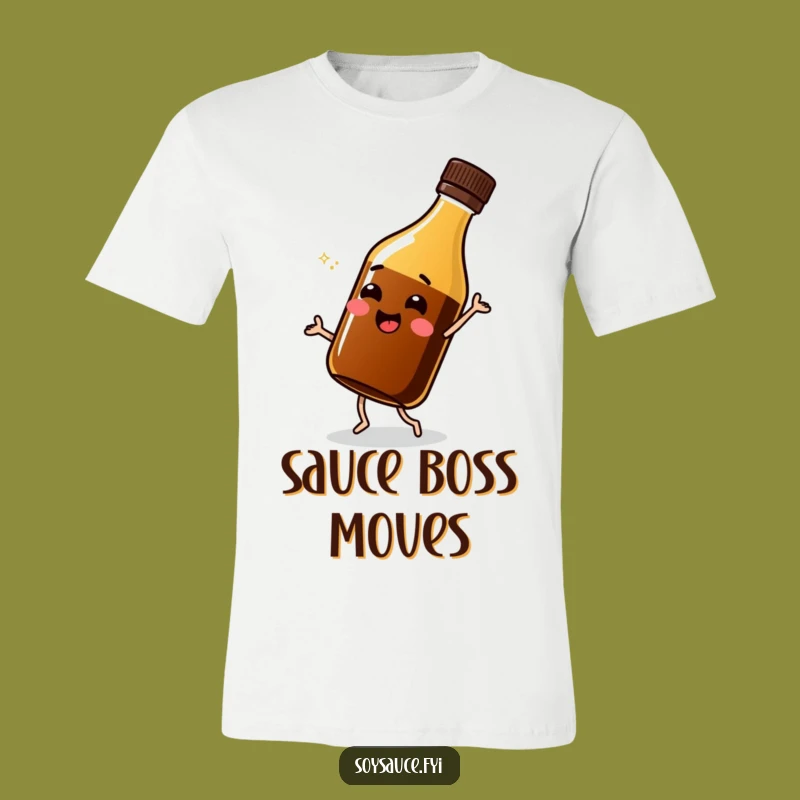 Funny Soy Sauce Shimmy T-Shirt - Comical Dancing Condiment Tee Gift