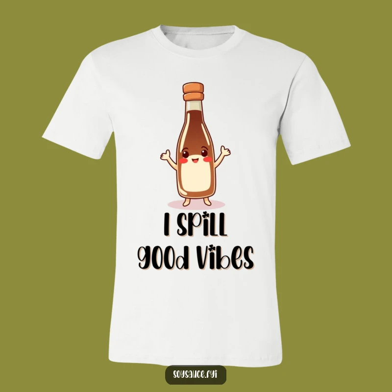 Funny Soy Sauce Bottle T-Shirt: Dance Through Life with This Hilarious Tee!