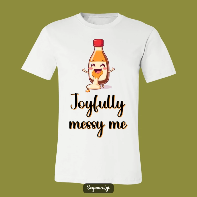 Funny Glee Spill Soy Sauce T-Shirt: Wear Your Happiness, Mess and All!