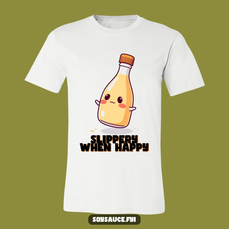 Funny Kawaii Soy Sauce T-Shirt: Comical Wobble for a Hilarious Look