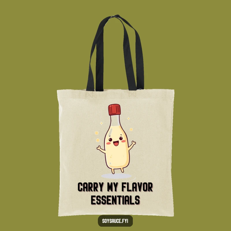 Funny Kawaii Soy Sauce Dance Tote Bag - Carry Your Fun in Style!
