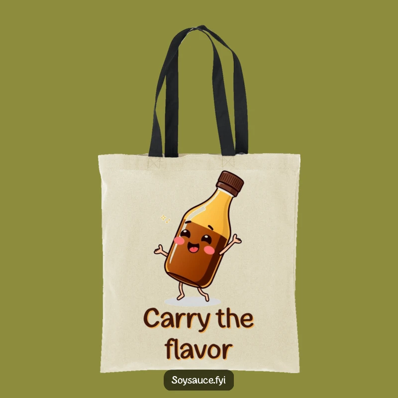 Funny Soy Sauce Shimmy Tote Bag - Stylish & Humorous Grocery Carrier Gift